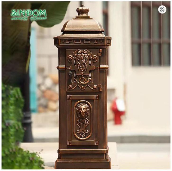 Grote Chique Nostalgische Staande Brievenbus. Kleurkeuze  NI, Tuin en Terras, Brievenbussen, Nieuw, Staande brievenbus, Verzenden