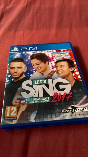 Jeu PS4 Let’s Sing, Enlèvement, Comme neuf, Musique, À partir de 12 ans
