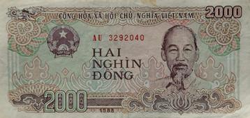 Vietnam - 2000 dong - 1988 beschikbaar voor biedingen