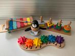 Houten speelgoed, waarvan enkele educatieve, Ophalen, Zo goed als nieuw