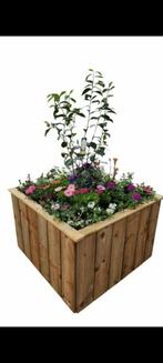 Plantenbak geimprimeert hout 80x80, Tuin en Terras, Ophalen, Hout
