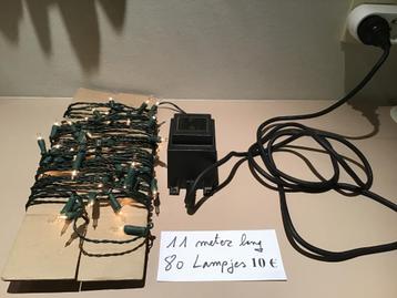 6 sets van kerstlampjes beschikbaar voor biedingen