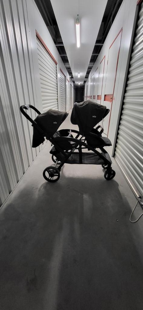 JOIE Evalite Duo dubbele wandelwagen - zwart, Kinderen en Baby's, Buggy's, Zo goed als nieuw, Ophalen