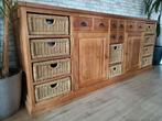 Buffetkast, Huis en Inrichting, Ophalen, Gebruikt, Teakhout, 50 tot 100 cm