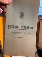 Livre, livret ´Gezondheidsboekjé, Antiquités & Art, Antiquités | Livres & Manuscrits, Enlèvement ou Envoi, Andere