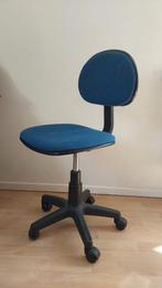 Bureaustoel, Ophalen, Gebruikt, Blauw, Bureaustoel