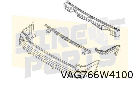 Volkswagen T6 (7/15-11/19) Achterbumper (+/- PDC) (bij achte, Auto-onderdelen, Carrosserie, Bumper, Volkswagen, Achter, Nieuw