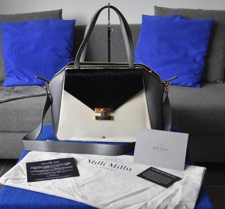 Milli Millu hand/schoudertas, Handtassen en Accessoires, Tassen | Damestassen, Zo goed als nieuw, Overige typen, Overige kleuren