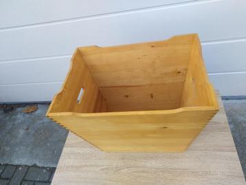 Houten opberg-/decoratiebak – Scandinavische stijl beschikbaar voor biedingen