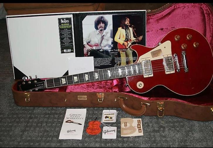 Gibson Les Paul Custom Harrison Clapton Lucy '57 Reissue, Muziek en Instrumenten, Snaarinstrumenten | Gitaren | Elektrisch, Zo goed als nieuw