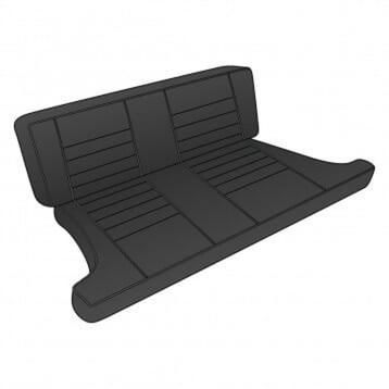 MGB GT zwarte bekleding set voor achterbankje van de MGB GT beschikbaar voor biedingen