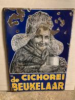 Emaille bord ENKEL AFHALEN, Ophalen, Gebruikt