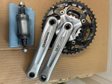 Shimano MTB trapstel + trapas beschikbaar voor biedingen