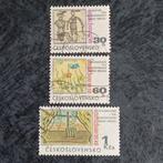 Postzegels  Tsjechoslowakije, Wereldoorlog 2, Ophalen of Verzenden, Gestempeld