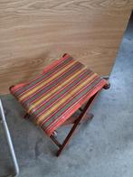Retro klap stoeltje mee neem camping retro vintage, Ophalen of Verzenden, Gebruikt