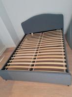 Tweepersoonsbed 160 cm met lattenbodem - zo goed als nieuw, Ophalen, Tweepersoons, Zo goed als nieuw, 160 cm