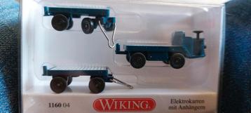 WAGON À PLATEFORME ÉLECTRIQUE H0LK 0717 1/87, Enlèvement ou Envoi, Neuf, Autres types, Wiking