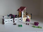 PLaymobil paard en stal - compleet, Ophalen of Verzenden, Zo goed als nieuw, Complete set