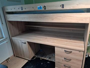 Bureau met bed, Ophalen, Gebruikt, Eenpersoons, Overige typen