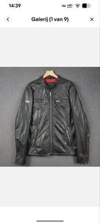 Superdry leather jacket, Kleding | Heren, Jassen | Zomer, Zwart, SuperDry, Maat 56/58 (XL), Ophalen of Verzenden