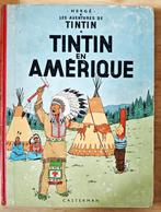 Tintin en Amérique  1962 2 HC  Kuifje   Tintin Ed. Casterman, Boeken, Ophalen of Verzenden, Gelezen