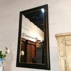 Grote antieke zwart gouden spiegel L 114 B 64, Huis en Inrichting, Ophalen, Gebruikt, 100 tot 125 cm, Minder dan 100 cm
