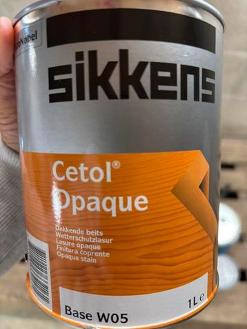 Sikkens cetol opaque lichtbruine dekkende beits 1liter beschikbaar voor biedingen