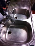 évier inox Franke + robinet Grohe douchette récent qualité !, Enlèvement, Utilisé
