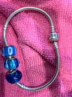 Bracelet Pandora 19cm avec 3 charms, Bijoux, Sacs & Beauté, Comme neuf, Enlèvement ou Envoi