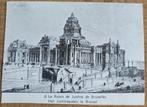 Oude prent: Justitiepaleis Brussel, Collections, Photos & Gravures, Utilisé, Bâtiment, Enlèvement ou Envoi, Gravure