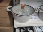 Pan wit 24 cm, Huis en Inrichting, Keuken | Potten en Pannen, Lon, Ophalen of Verzenden, @, Keramische plaat