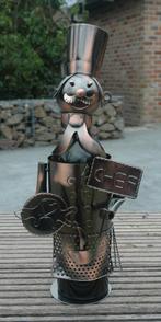 Wijnfleshouder Chef, Ophalen of Verzenden, Zo goed als nieuw, Minder dan 50 cm, Minder dan 5 flessen