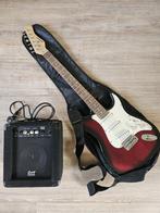 Elektrische gitaar met versterker - zo goed als nieuw, Musique & Instruments, Instruments à corde | Guitares | Électriques, Enlèvement