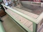 vitrinekast, Huis en Inrichting, Kasten | Vitrinekasten, Ophalen, Gebruikt, Glas, Houten vitrinekast