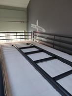 Lit mezzanine avec bureau, Maison & Meubles, Enlèvement, Utilisé, Une personne, Noir