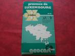 Carte ancienne Province Du Luxembourg, Verzenden, Ongelopen, Luxemburg