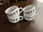 Set van 4 soepkommen, Huis en Inrichting, Keuken | Servies, Ophalen, Zo goed als nieuw, Kom(men)
