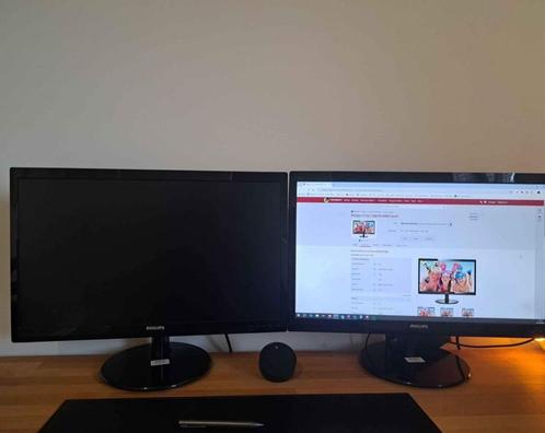 Philips monitor 24" (2 stuks - apart kopen mogelijk!), Computers en Software, Monitoren, Zo goed als nieuw, 61 t/m 100 Hz, HDMI