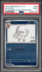 Glaceon [Nagaba] PSA 9 - SV-P 069 - Japanese Promo 2023, Ophalen of Verzenden, Zo goed als nieuw, Losse kaart