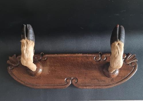 Originele Vintage kapstok met echte reeen/hertenpoten, Antiek en Kunst, Antiek | Woonaccessoires, Ophalen of Verzenden