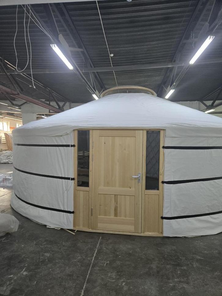 Mongoolse Yurt met Koepel, Caravans en Kamperen, Tenten, meer dan 6, Nieuw, Verzenden