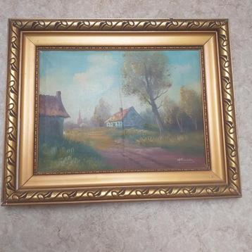 Kaderke met landschap, Enlèvement