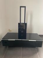 TV meubel zwart, 100 à 150 cm, Modern, Autres matériaux, Enlèvement