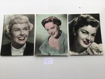 3 mooie posters van bekende Amerikaanse filmsterren beschikbaar voor biedingen