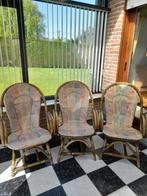 fauteuils met kussens, Ophalen, Gebruikt, Riet of Rotan