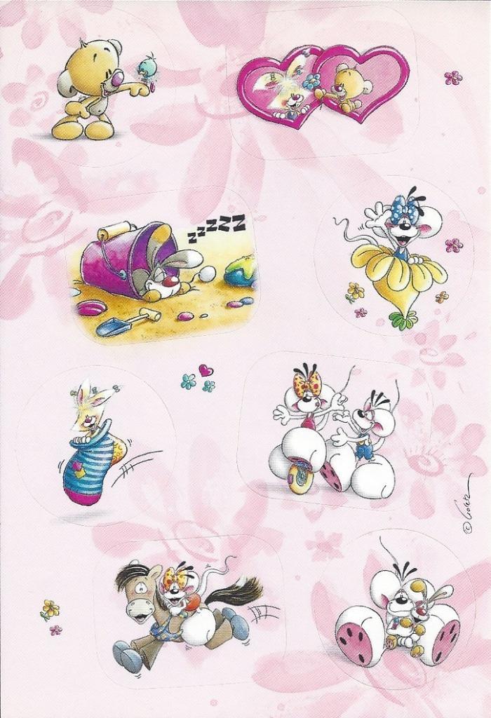 Diddl set stickervellen van briefpapier 224 tem 233, Verzamelen, Diddl, Nieuw, Papier, Kaart of Schrift, Diddl, Ophalen of Verzenden