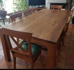 Tafel in Teak 2m20 x 1m, Huis en Inrichting, 200 cm of meer, 50 tot 100 cm, Teakhout, Gebruikt