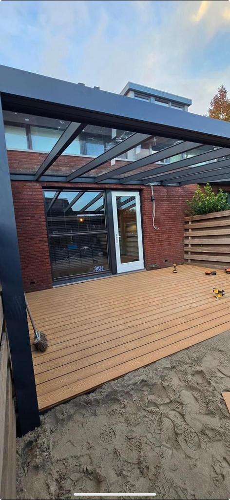 Veranda op maat, Tuin en Terras, Overkappingen, Zo goed als nieuw, Veranda, Ophalen of Verzenden