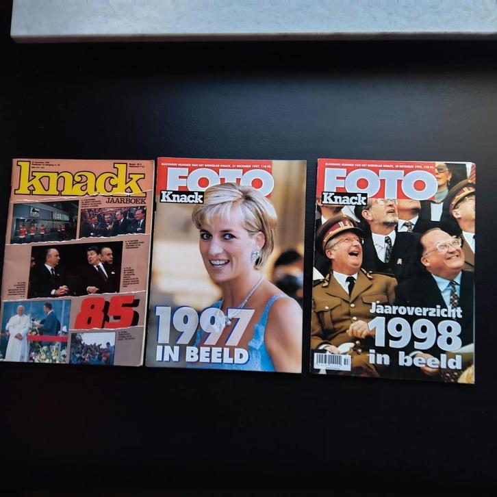 3 jaarboeken knack jaarboeken 1985- 1997- 1998, Verzamelen, Tijdschriften, Kranten en Knipsels, Tijdschrift, 1980 tot heden, Ophalen