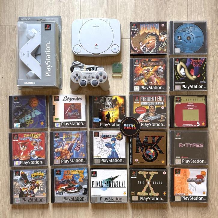 Console Playstation 1 PSone + Jeux, Games en Spelcomputers, Games | Sony PlayStation 1, Zo goed als nieuw, Ophalen of Verzenden
